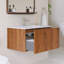 Meuble-lavabo mural simple 30 po avec comptoir intégré en céramique blanche-1559616431-1559616424