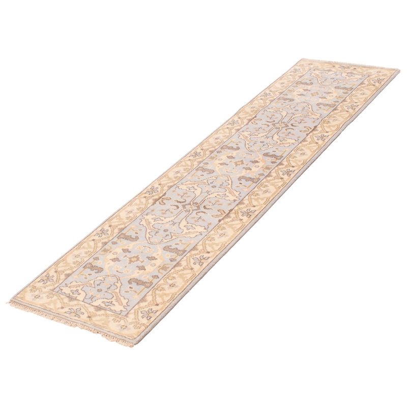 Aleathia One-of-a-Kind 2'6" x 9'11" New Age Runner Wool Area Rug in