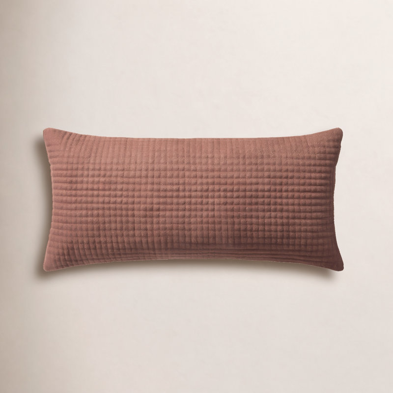 Jeremiah Brent x Loloi Christopher Accent Pillow, Rust, Rectangular 27"H x 12"W, Down / Feather