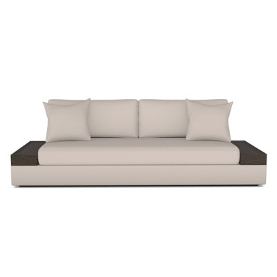 Embrace Wood Tray Arm Sofa