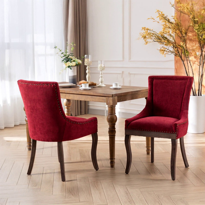 Chaise Ultra, Tissu bourgogne