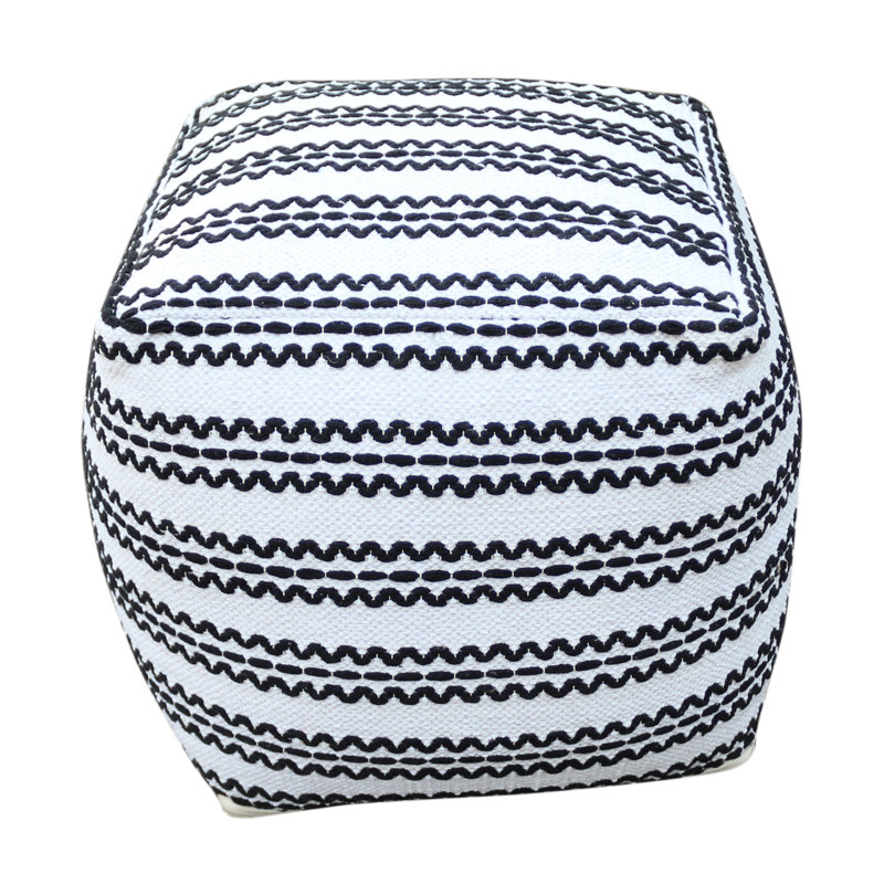 Lani Handcrafted Fabric Pouf