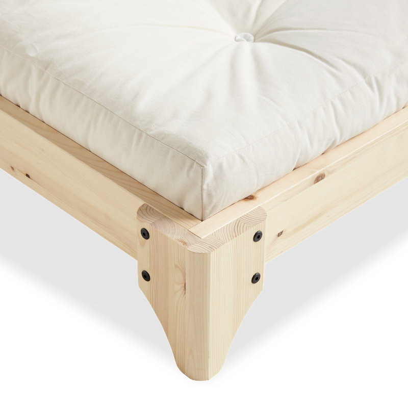Elan Bed Frame, scandinavian design, made in Europe, FSC certified wood, choose your size, 160 x 200cm, Natural