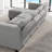 Ashbury Hunsicker 116.4" Wide U Shaped Sofa Storage Couch with Ottoman Chaise, Sectional Modular Sofa Livingroom Apartment Couch-247736129