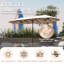 Parasol de marché pour table 13 po-934704178