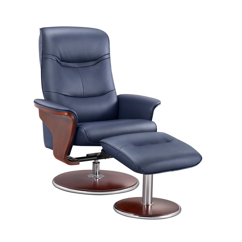Milano Faux Leather Swivel Recliner