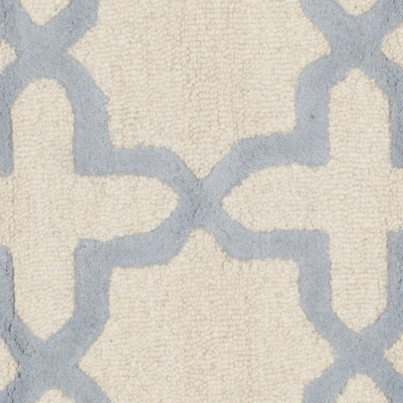 Igna Hand Tufted Wool Geometric Rug, Rectangle 5' x 8'