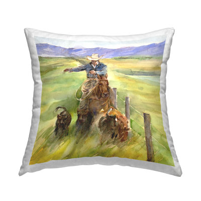 Coussin Cowboy Herding