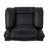 39 Inch Wide Faux Leather Manual Swivel Recliner For Comfort And Style, Perfect For Modern Living Spaces