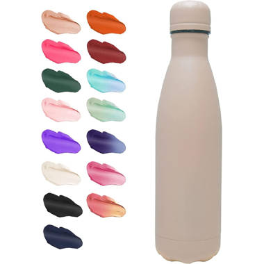 Orchids Aquae 40oz. Insulated Stainless Steel Water Bottle Straw