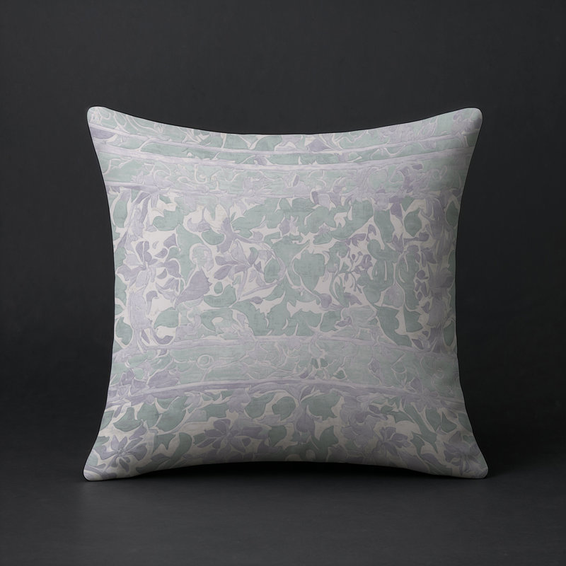 Coussin décoratif intérieur et extérieur Modern, Gris abstrait 229, Carré 18 po