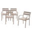 Fauteuil de patio empilable avec coussin Fiskeville-2069686930