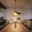 Luminaires suspendus albâtre en marbre noir Farmhouse