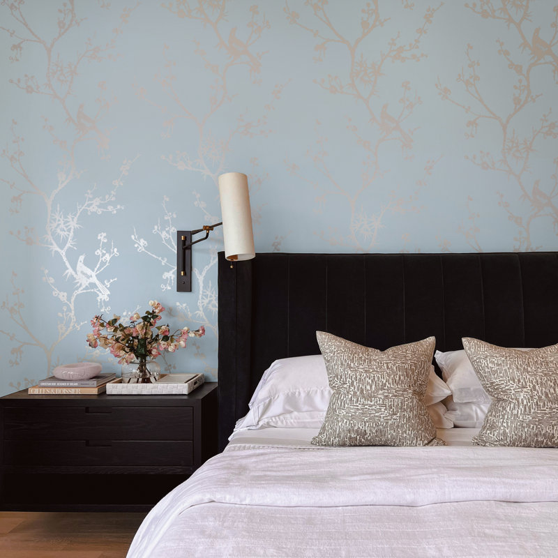 Aihnoa 27' L x 27" W Peel and Stick Wallpaper Roll, Sea