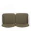 Causeuse d'extérieur en PP Luna, structure avec coussin Luna-806852124-806852125