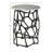 Short Sebastian Aluminum End Table, Deep Grey