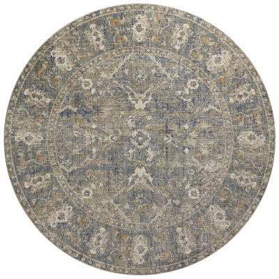 Chris Loves Julia X Loloi Rosemarie Oriental Sand/lagoon/off White Area Rug In Beige;ivory;green
