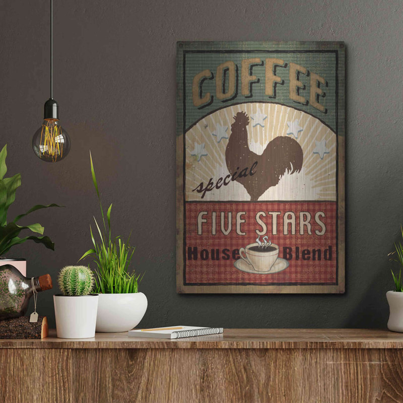 Luxe Coffee Art «Coffee Blend III» par Daphne Brisso «Coffee Blend III» par Daphne Brissonnet, H 16 po x l 12 po