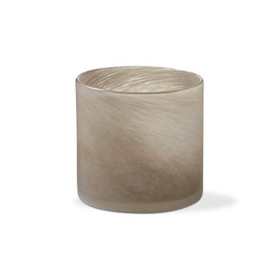  Blasted Glass Tealight Votive Candleholder Sand