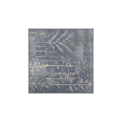 Tapis gris lavable à la machine