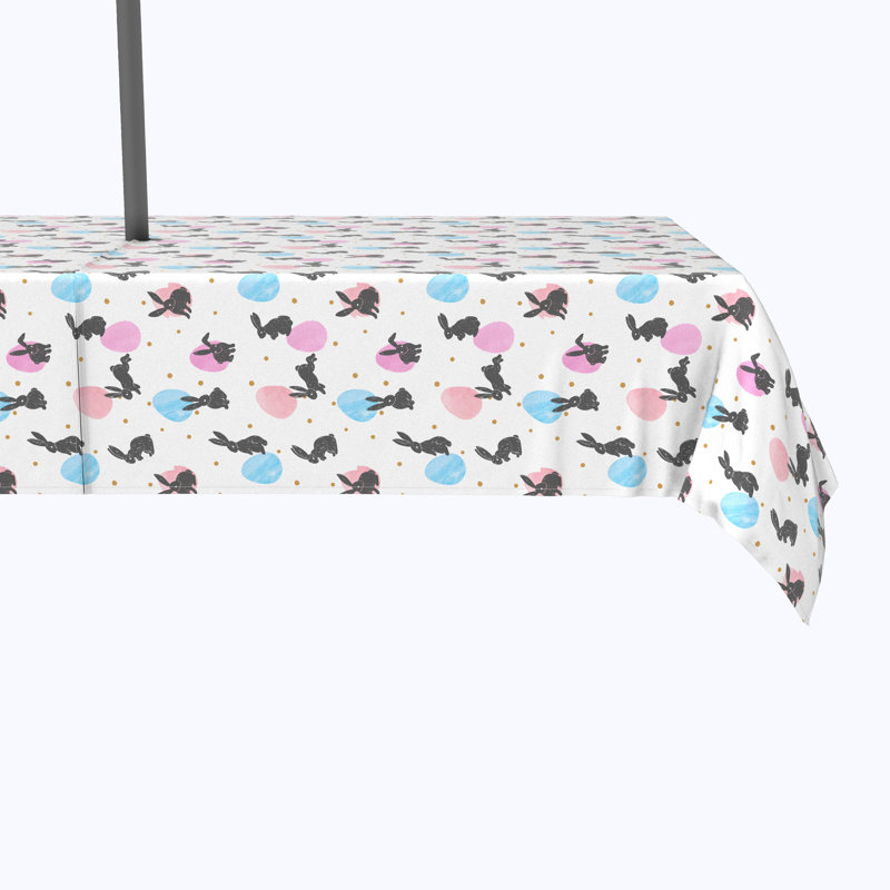 Lance Geometric Easter Tablecloth, 120" x 60"