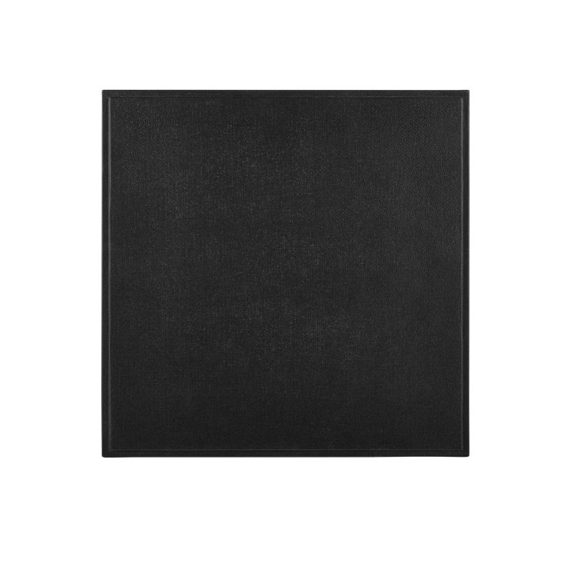 Verona Black Linen End Table