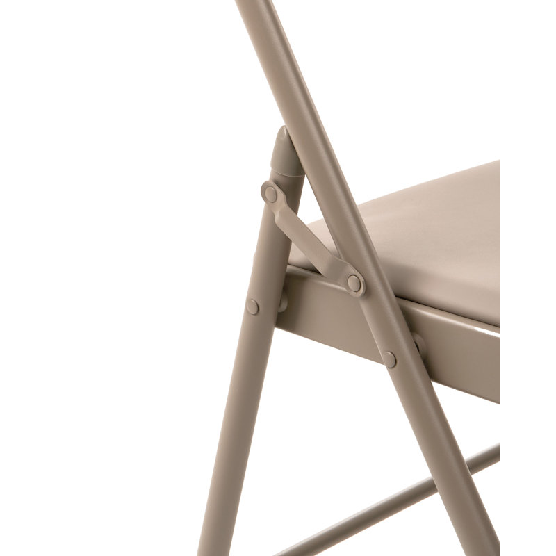 Side Chair Folding Chair Set, Beige, Beige