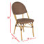 Chaise de terrasse empilable Nergizli-22810468