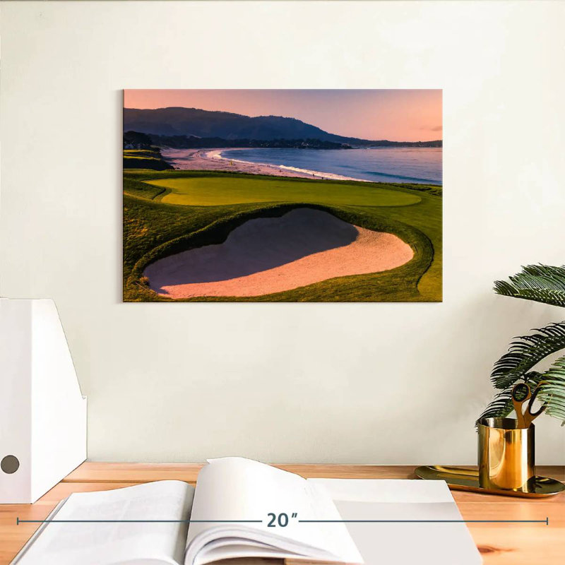Sirci Pebble Beach Golf, H 8 po x l 12 po