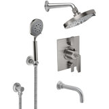 Rincon Bay 2.5 GPM Styletherm 0.5" Thermostatic Shower System with Handshower Hook and Tub Spout