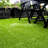 Quick Install Synthetic Grass Tiles For Patios Eco-friendly Durable Vibrant Green Outdoor Use
