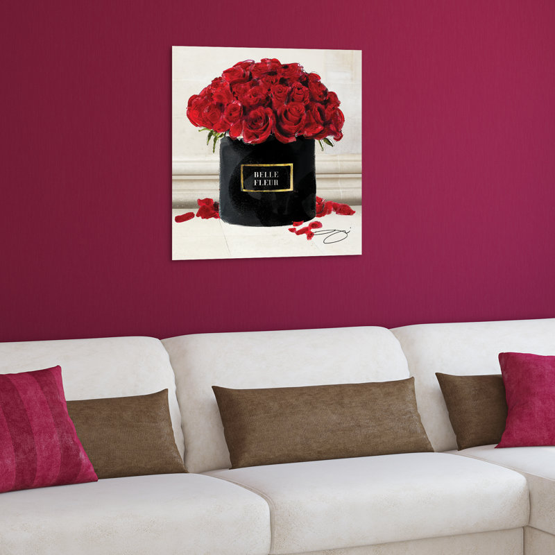 « Circle of roses » par Jodi P.-reproduction de photo sur verre