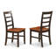 Ensemble de salle à manger moderne de 7 pièces comprenant une table carrée en bois avec rallonge papillon et 6 chaises de salle à manger en lin, 137 x 137 cm, noir et cerisier-132434772-132434773-132434776