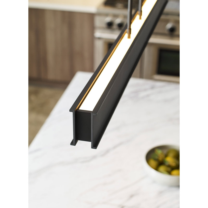 I-Beam 1 - Light LED Pendant, Nightshade Black
