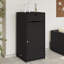 Garden Storage Cabinet 55X55x111 Cm Poly Rattan-1921411572