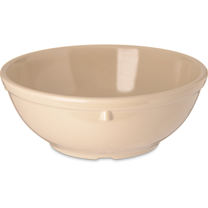 Bol nappie 16 oz. mélamine Dallas Ware®, Brun clair