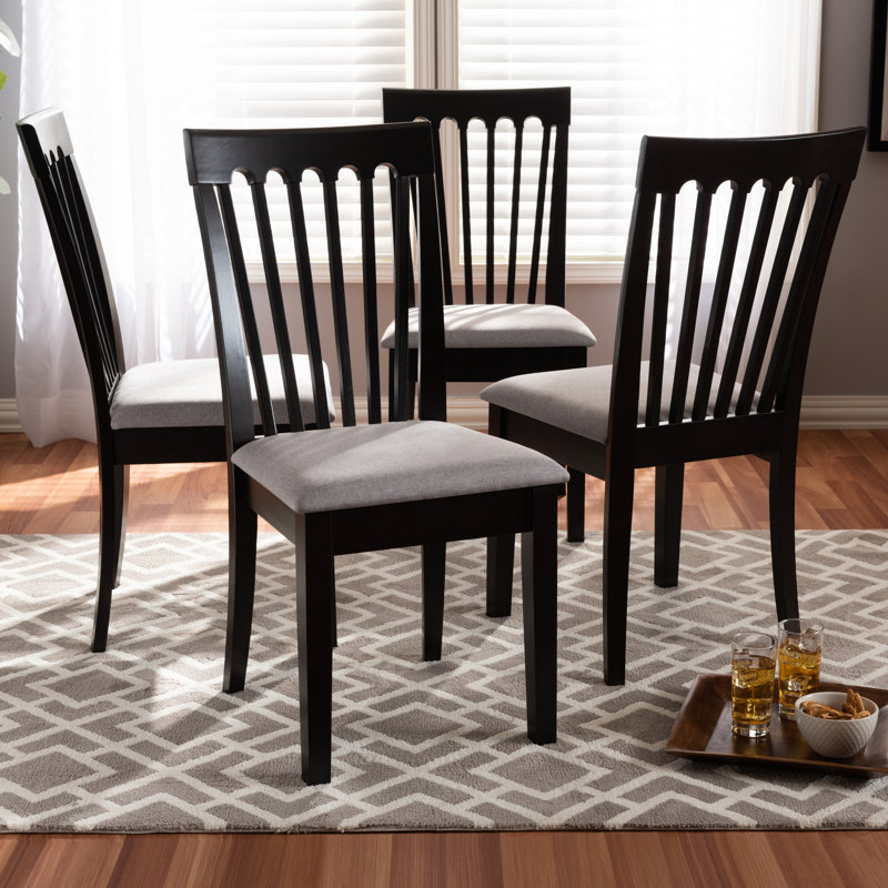 18.5'' H Upholstered Side Chair, Gray