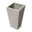 Grand pot à fleurs carré en plastique Step2 Tremont Square-83462864-96917007