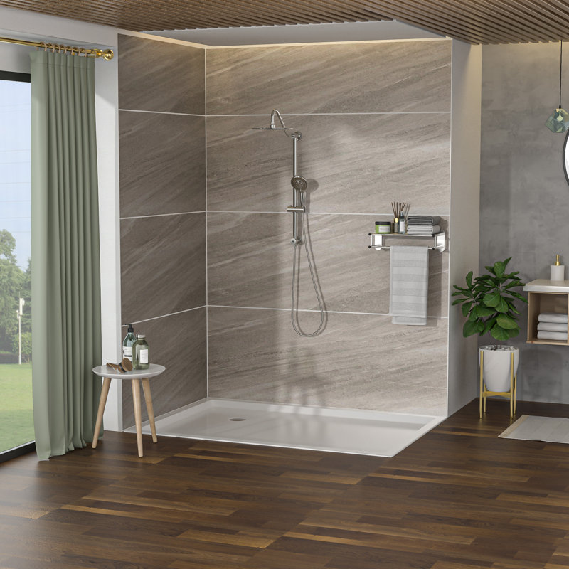 Complete Shower System, Brushed Nickel