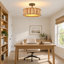 3-Light 35cm Flush Mount Ceiling Light