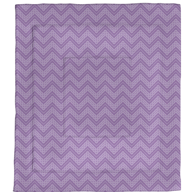 Édredon simple en microfibre Rhonda Cheval, Édredon simple, Violet / lait