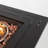 Wicker Square Fire Pit Table