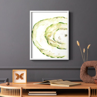 Lichen Halo V, reproduction encadrée en bois massif