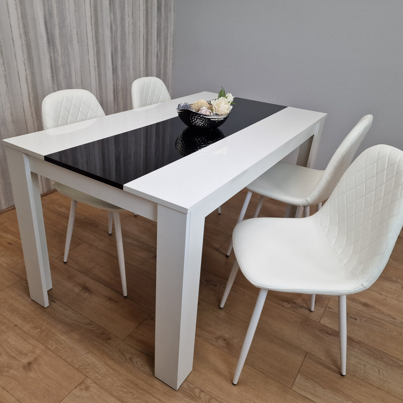 Birgid 4 - Person Dining Set, H75 x L117 x W77cm