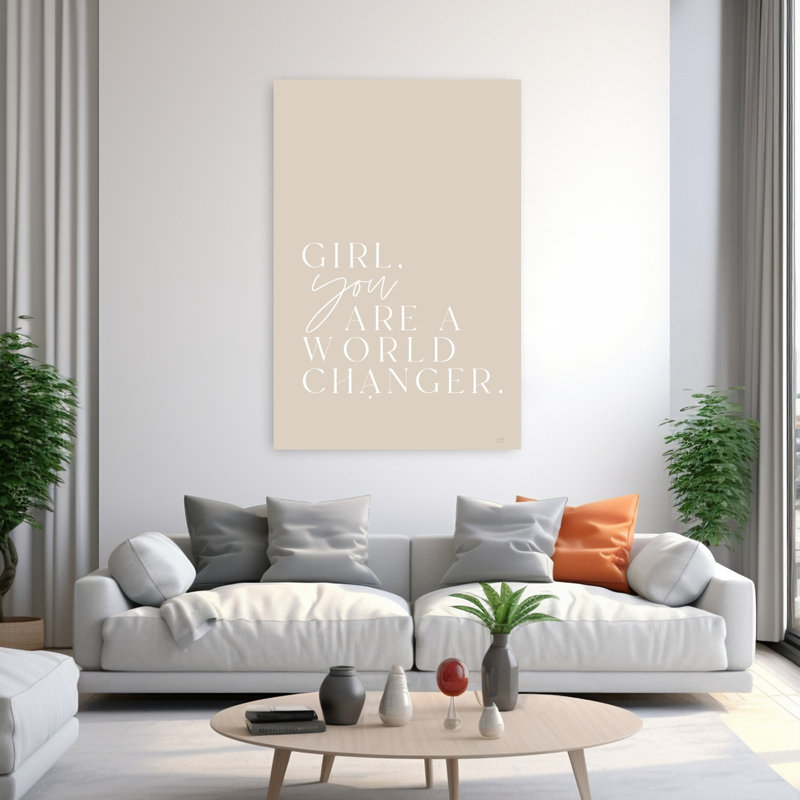 World Changer, art contemporain abstrait, H 60 po x l 40 po