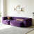 Velours mauve / mauve sélectionné