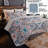 Boho Quilt Set Queen Size - Lightweight Bohemian Bedspread for Bedroom Decor-1679752858