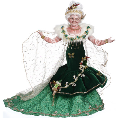 Christmas Emerald Glistening Mrs. C Figurines & Collectibles