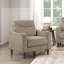 Ensemble de canapé contemporain 3 pièces brun canapé causeuse en chenille rembourrage en mousse confort bois massif meubles salon