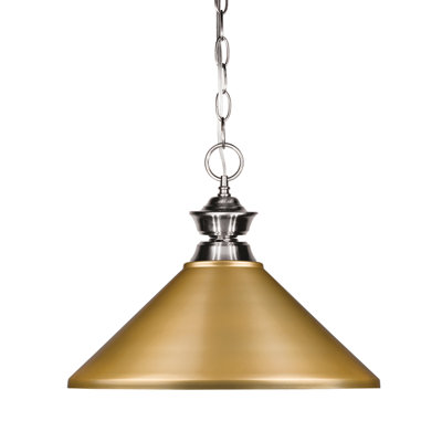 Luminaire suspendu conique à 1 lumière Chevelle